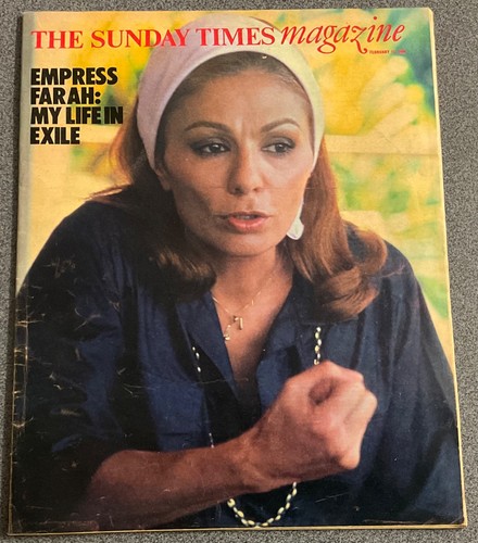 The sunday times empress farah - times,empress,