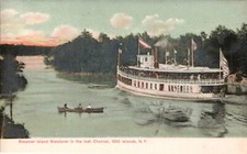 Cartolina d'epoca Steamer