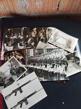 Lotto fotografie in B/N rappresentanti figure dello stato ed articoli militari