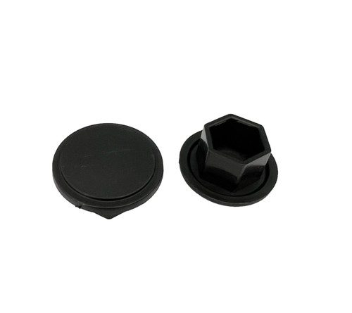 Coppia tappi tappo nero copri - tappi,