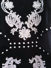 Tubino Nero Denny Rose Smanicato Taglia M