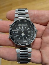 Orologio Vintage Seiko Uomo Baby Arnie H556-5029 Quarzo Acciaio Inox - Funzionante