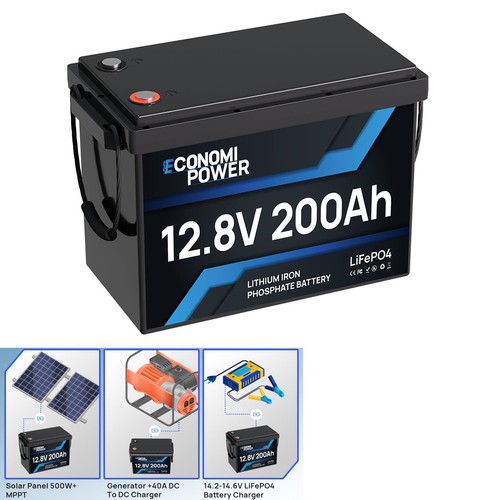 Batteria litio 12v 200ah - batteria,