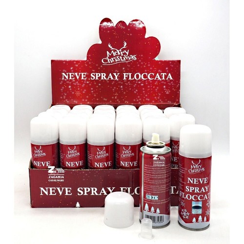 Bottiglia spray neve floccata - spray,