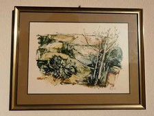 QUADRO STAMPA PAESAGGIO SU