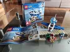 LEGO 60206-PATTUGLIAMENTO AEREO DELLA POLIZIA-SERIE CITY con BOX e ISTRUZIONI