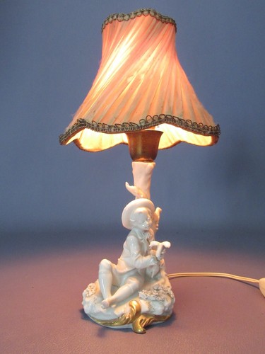 Lampada scultura capodimonte - scultura,