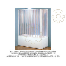 Box cabina vasca 2 lati a