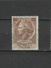 s21652) ITALIA 1955 MNH**Nuovi** "Testone" L. 100 stelle 1v