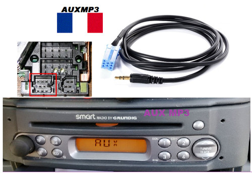 Cable aux smart fortwo 450 - aux,
