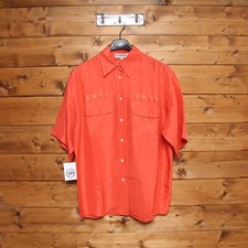 Camicia ICEBERG DISNEY tg. 48 Usato (SA1607) Corallo Vintage 90' Uomo
