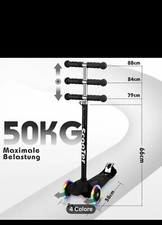 Monopattino con ruote a LED 3+