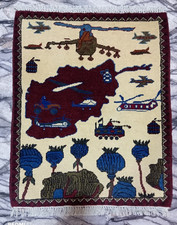 Tappeto guerra afghana fatto a