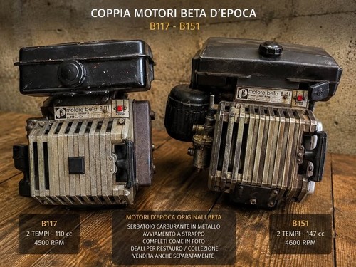 Coppia motori beta epoca - beta, d’epoca