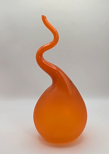 Vaso scultoreo vetro studio - vaso,