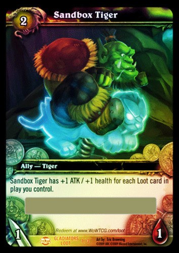 Sandbox tiger bottino non - 1x,