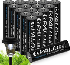 Batterie AAA Ricaricabili, 1,2V Ni-Mh AAA 300Mah Pile Ricaricabili per Luci Sola