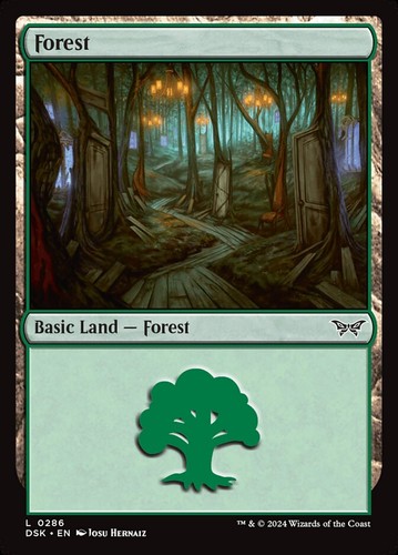 Forest foil duskmourn - forest,