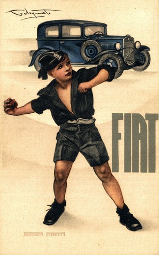 Pubblicitaria fiat balilla - pubblicitaria,