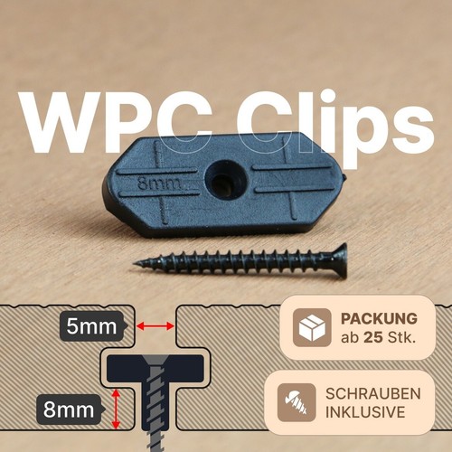 Wpc clip staffe di - 8,