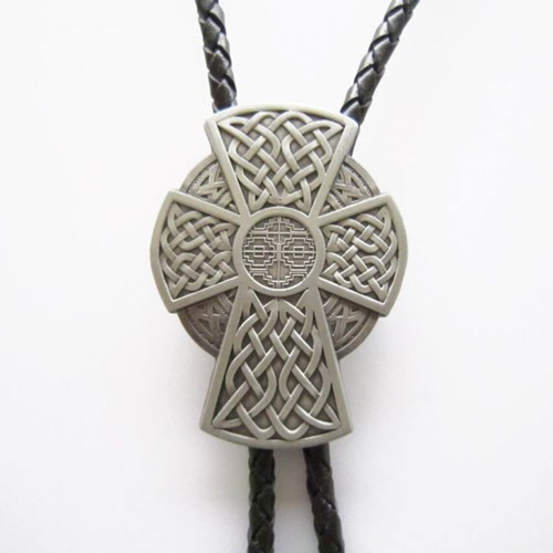 Bolo tie celtico croce - bolo,