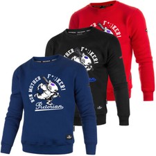 Felpa PRETORIANA uomo blusa Pit Bull MMA hooligans classica corsa bullo cane