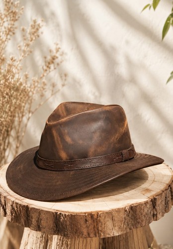 Cappello fedora pelle - cappello,
