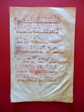 Pergamena Pagina Antifonario