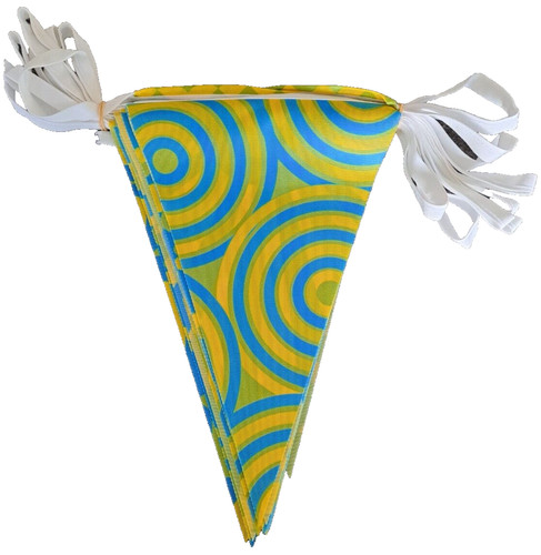 Red yellow festival bunting - festival,
