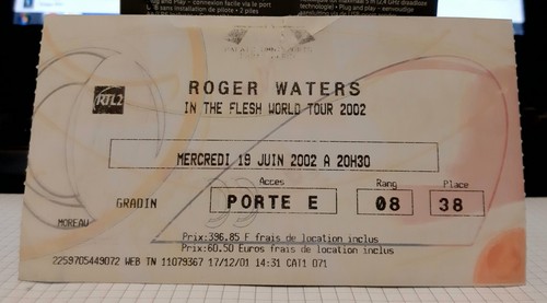 Ticket billet used - used, place