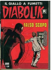 DIABOLIK R SERIE BIANCA N.485 NOVEMBRE 2001 FALSO SCOPO