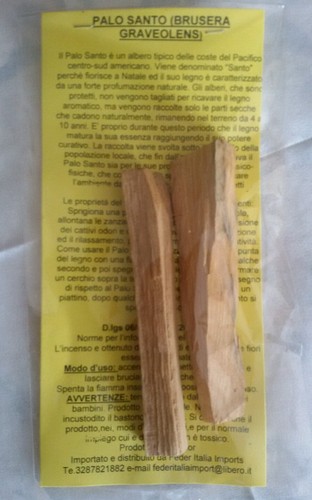 Incenso naturale palo santo - incenso,