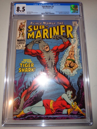 Sub mariner cgc 8 - sub-mariner, 8.5