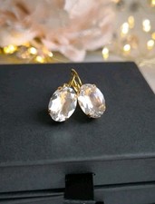 Orecchini con Swarovski Ovale