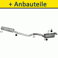 Marmitta impianto di scarico + per FIAT SCUDO ULYSSE VAN 1.9 D 2.0 2.1 1994-2003