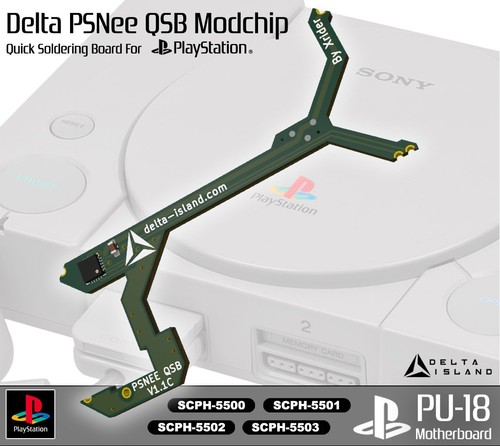 Ps1 modchip puce 18 - ps1,