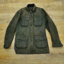 Barbour Corbridge Giacca Cera Uomo S Small Marrone Cachi Cappotto Esterno Utility Field
