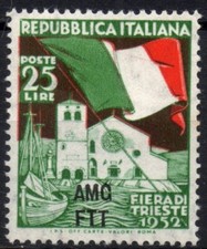 TRIESTE ZONA A AMG-FTT 1952 -