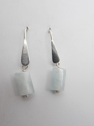 Natural aquamarine and 925 - aquamarine,