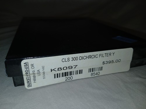 Filtro giallo dicroico durst - filtro,