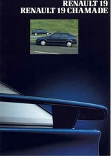 Catalogue brochure Renault 19