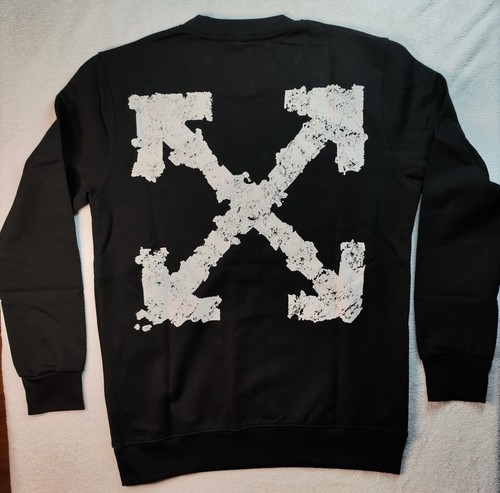 Off white felpa uomo - felpa, nera