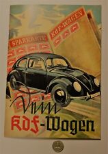 VOKSWAGON 1939 BROCHURE CATALOG VW ORIGINAL BEETLE WWII WW2 GERMAN GERMANY
