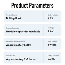 GPS RC Esca Barca 500M