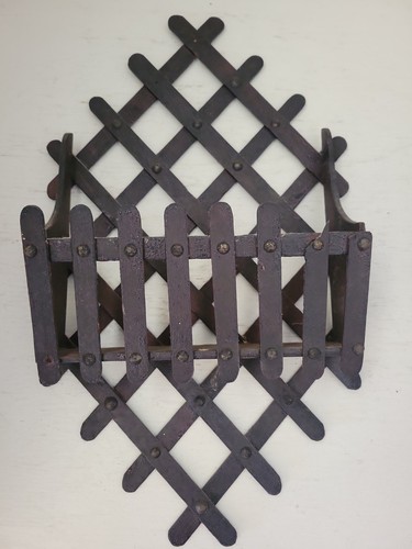 Antico tramp art legno - tramp,