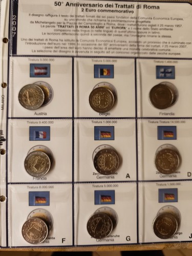 Commemorativi 50 - 2€,