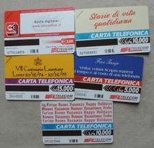 5 SCHEDE TELEFONICHE NUOVE