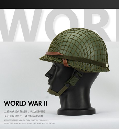 Dark green helmet ww2 - us,
