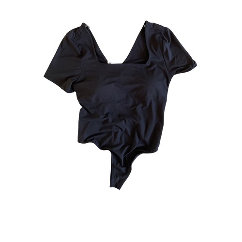 Body nero collo quadrato