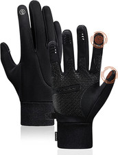 Guanti Invernali Caldi, Touch Screen Antivento Guanti Sportivi per Uomo Donna, G